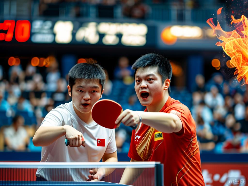 日本队翻盘法国队,许昕状态火热 日本队翻盘法国队,许昕状态火热